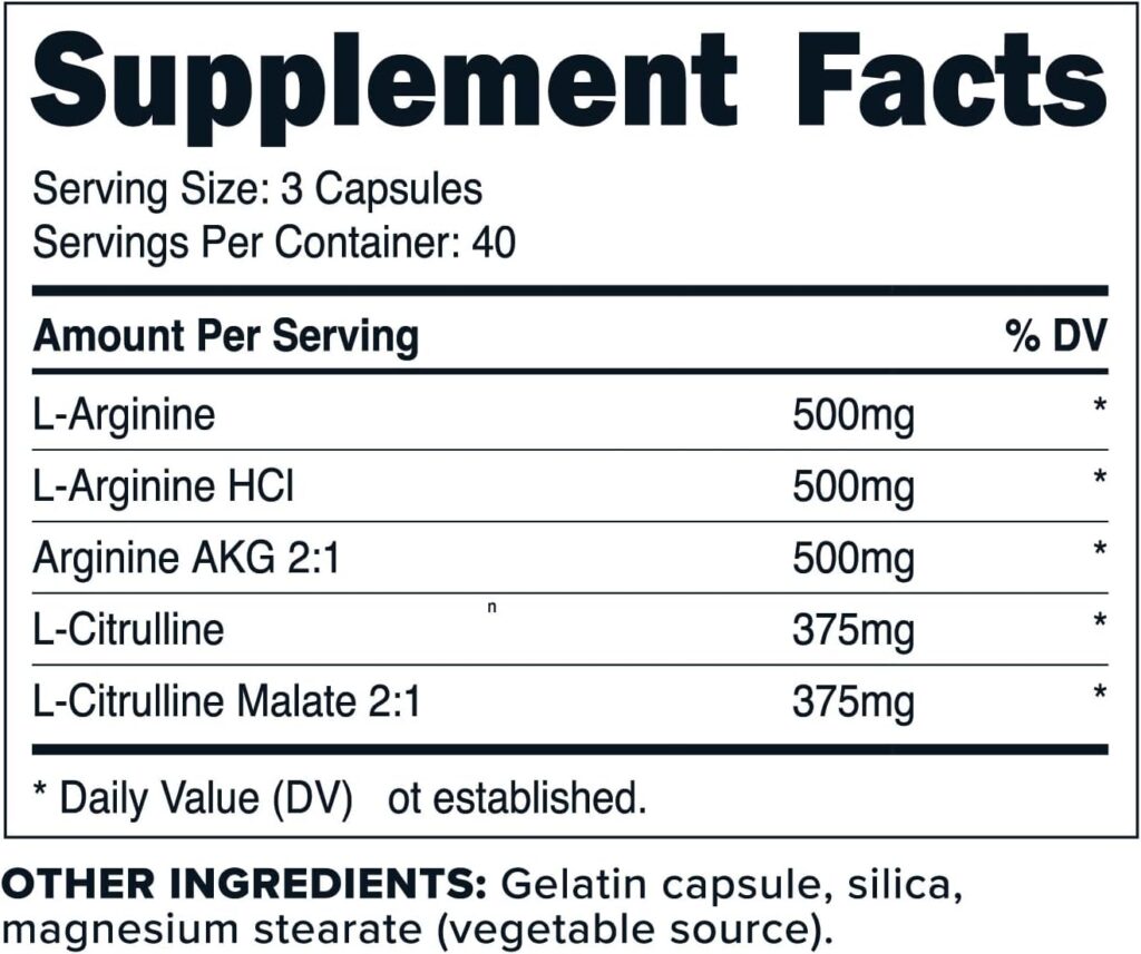 Primaforce Nitric Oxide Booster (2,250mg, 120 Capsules) - 40 Servings of Our High Potency Nitric Oxide Boosting Blend for Pre-Workout and Post-Workout